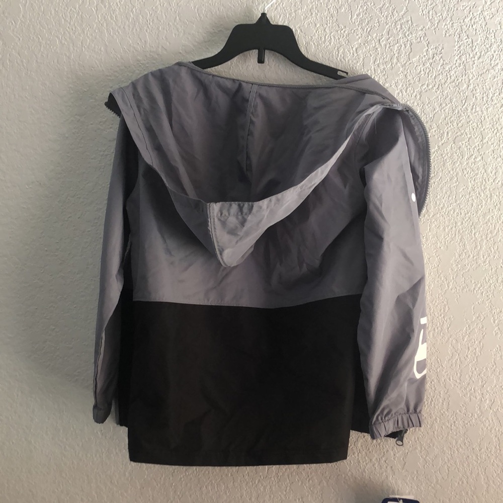 Champion Big Boys Colorblock Logo Windbreaker Jacket - Picture 8 of 10